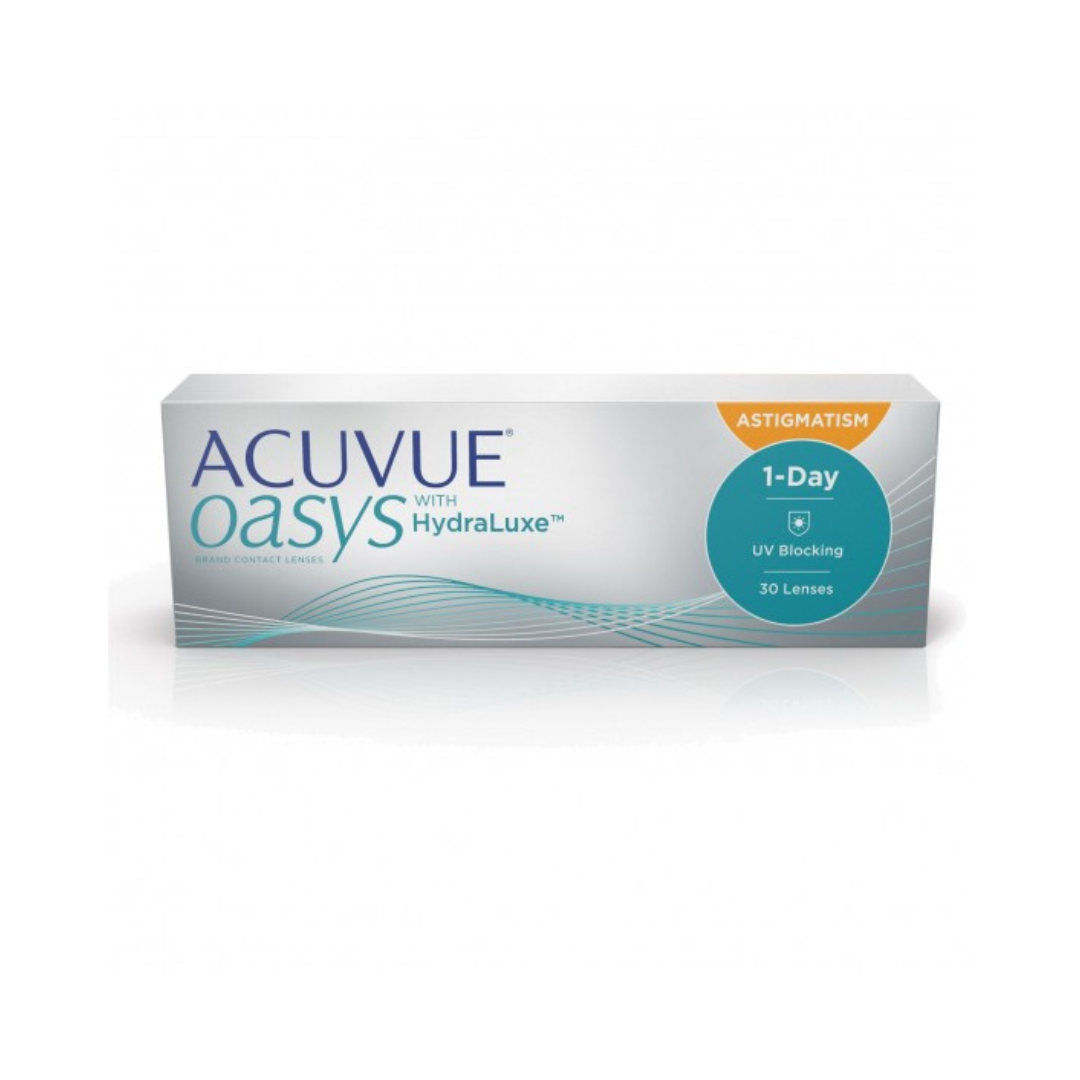 Acuvue® Oasys 1-Day with HydraLuxe® - Astigmatism | Pack 30 &amp; 90