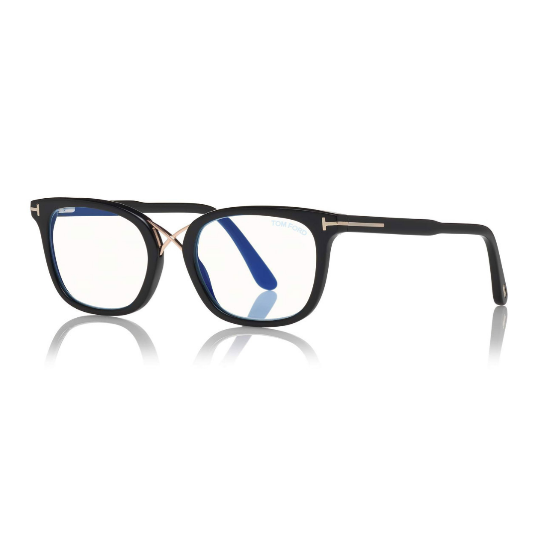 Tom Ford - Blue Light Blocking | Model FT5637-B(005)- Shiny Black