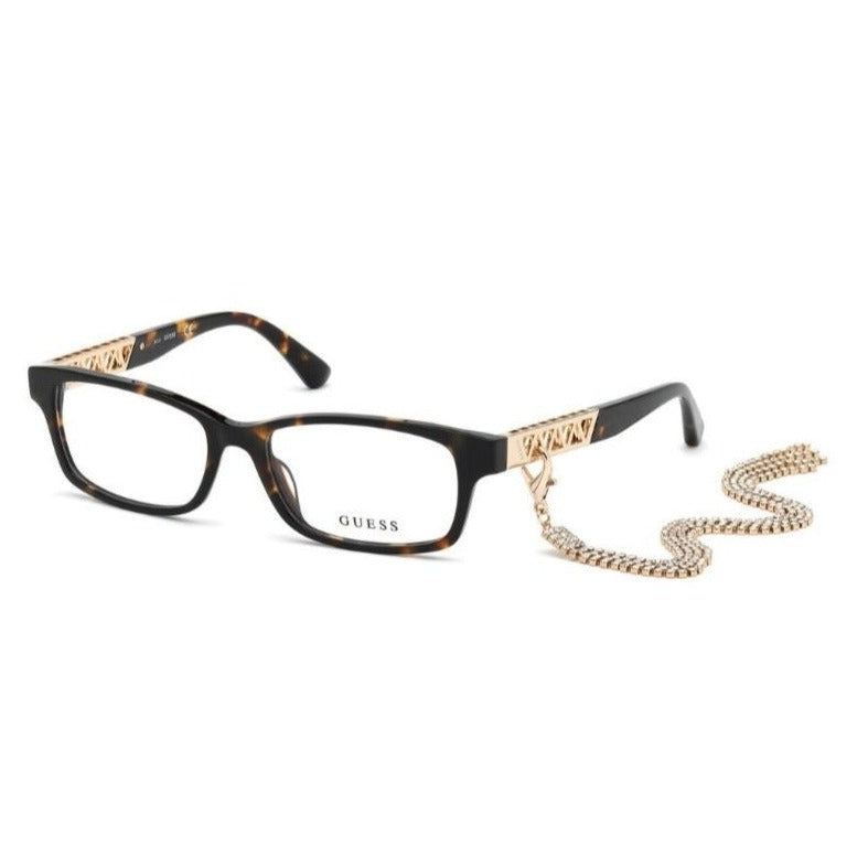 Monture de lunettes Guess | Modèle GU2785 - Havane foncé